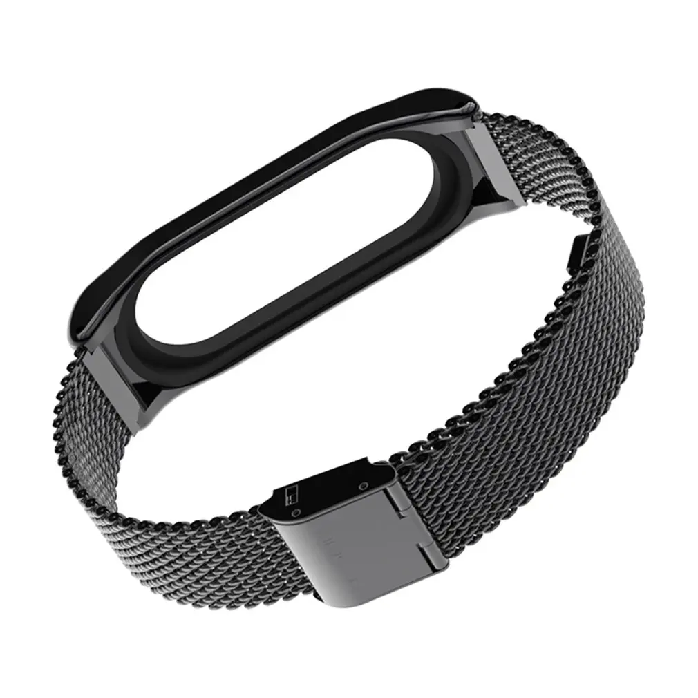 Новый браслет mi jobs Band 3 ремешок для Xiaomi умный из черного металла | Наручные часы