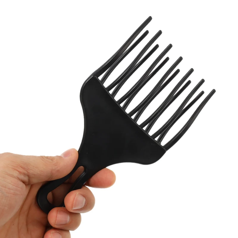 Афро расческа для волос вставной вилка пластиковая с низким передаточным числом