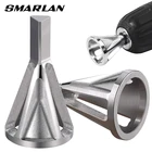 Инструмент для удаления заусенцев SMARLAN, внешняя фаска из нержавеющей стали, инструменты для сверления металла, аксессуары для электроинструментов