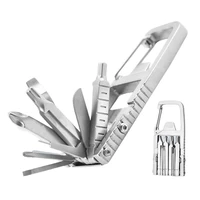 mini stainless steel outdoor portable multitool pliers knife keychain screwdriver bottle opener folding outdoor multi tools