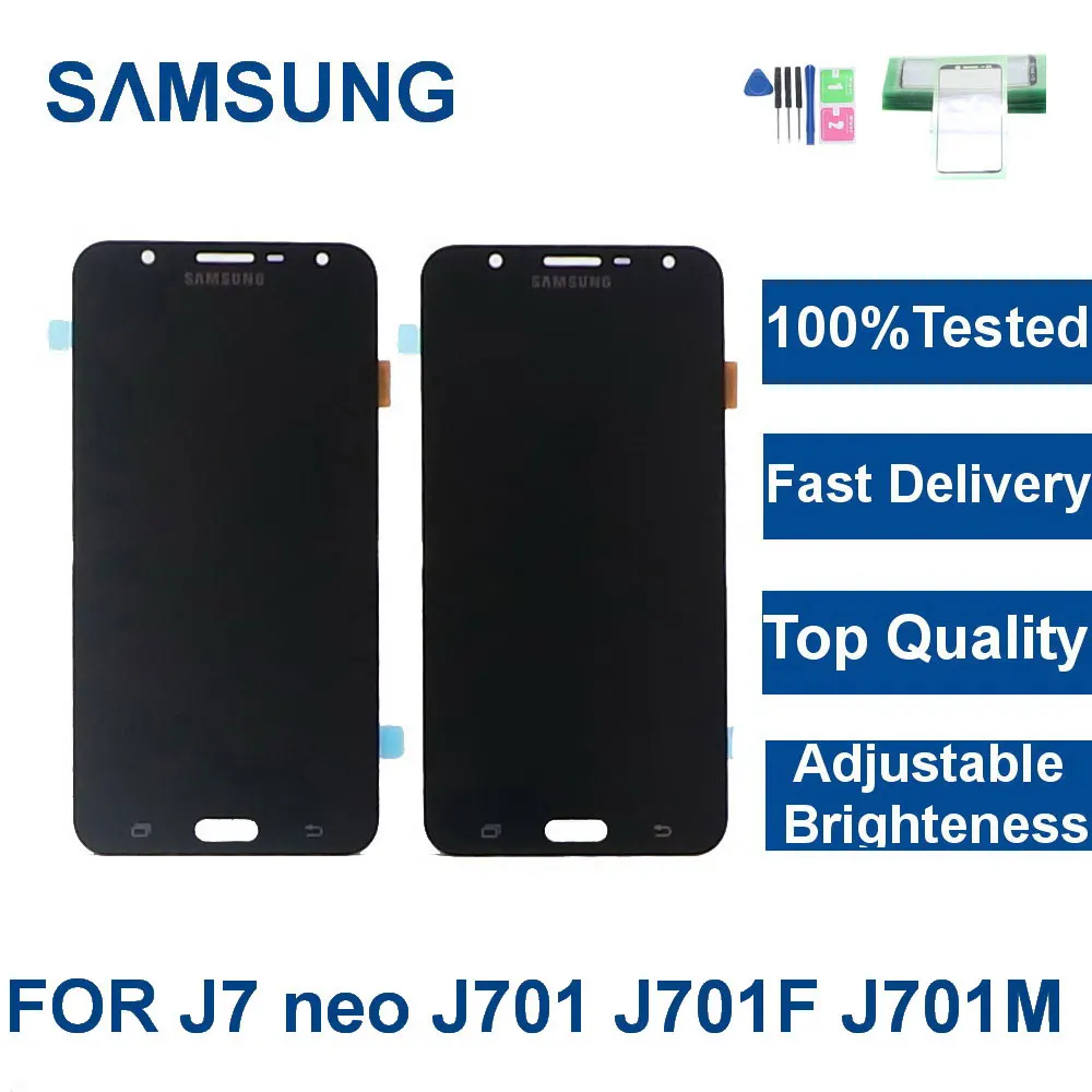 Для samsung Galaxy J7 neo J701 J701F J701M J701MT телефон ЖК дисплей сенсорный экран сборка Замена с