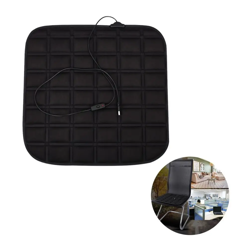 Автомобильная подушка с подогревом USB зимний автомобильный коврик универсальный