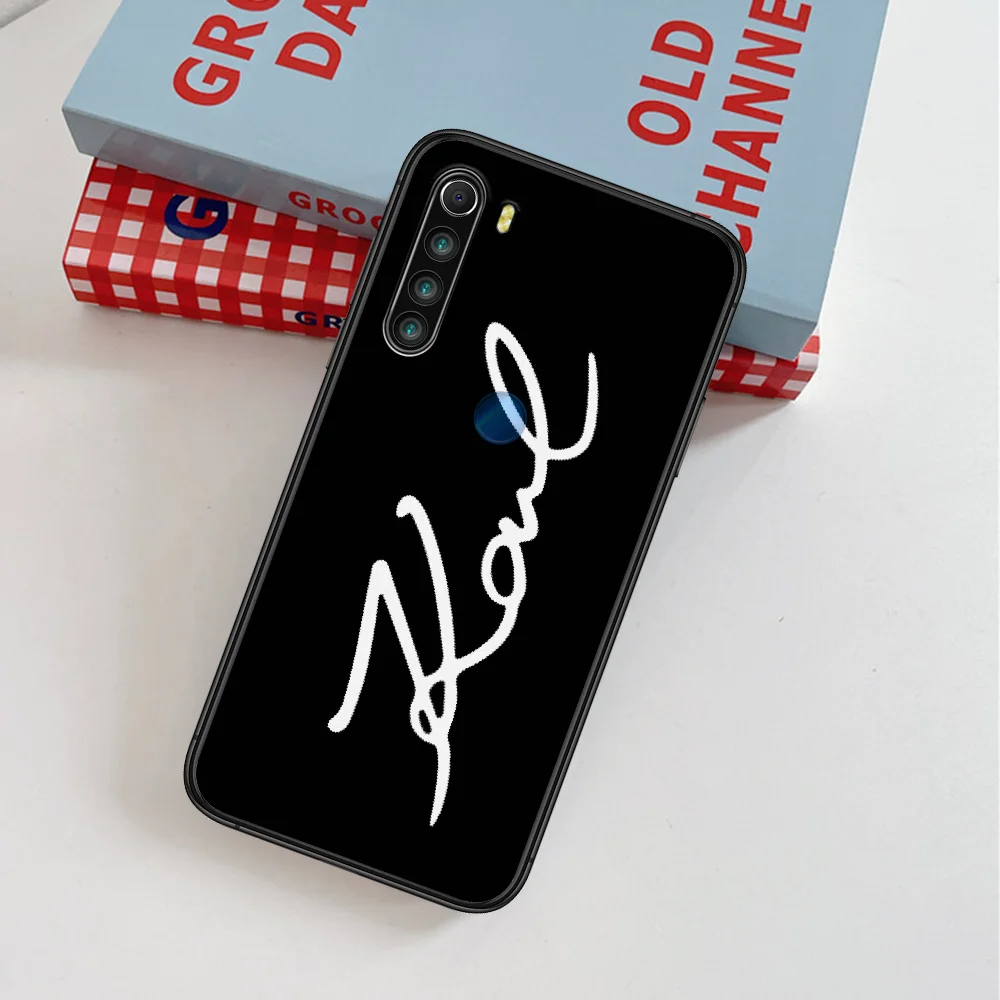 

Karls Lagerfeld Fashion Cat Brand Phone Case For Xiaomi Redmi Note 7 8 8T 9 9S 4X 7 7A 9A K30 Pro Ultra black Waterproof