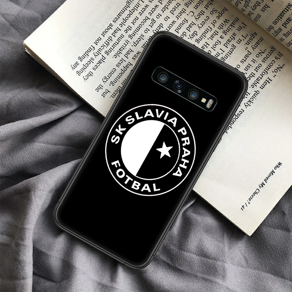 

Sk Slavia Praha Czech Republic Phone Case For Samsung Galaxy Note S 8 9 10 20 Plus E Lite Uitra black Funda Painting Prime Tpu