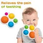 Монтессори игрушки Fidget улыбающегося пузыря игрушки Fidget сенсорная игрушка для аутистов для снятия стресса для детей и взрослых Antistresse игрушка жира игрушки