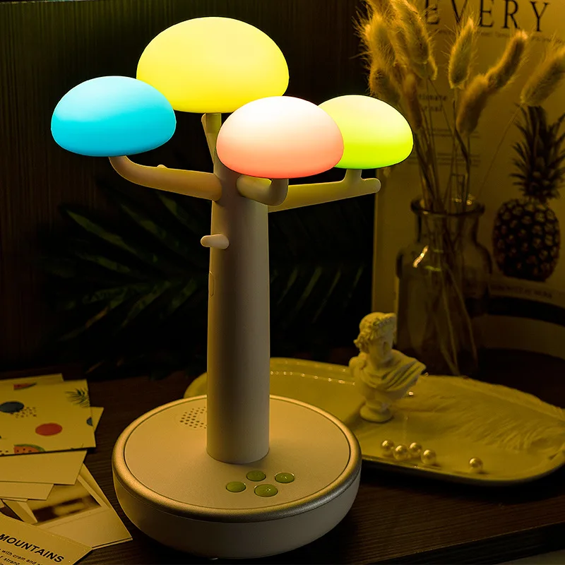 Дерево желаний светодиодный Ночной светильник с Bluetooth Динамик дистанционного