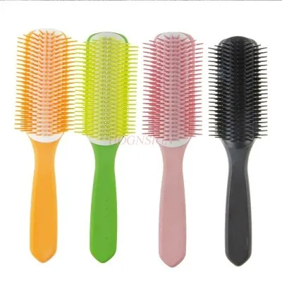 hair comb Hair styling nine rows of large back plastic hair cushion ribs curly hair comb