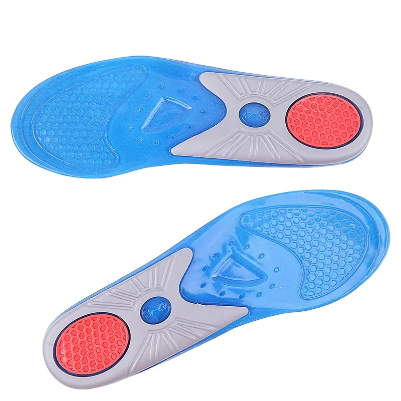 Силиконовые стельки для кроссовок впитывающие влагу дышащие бега баскетбола