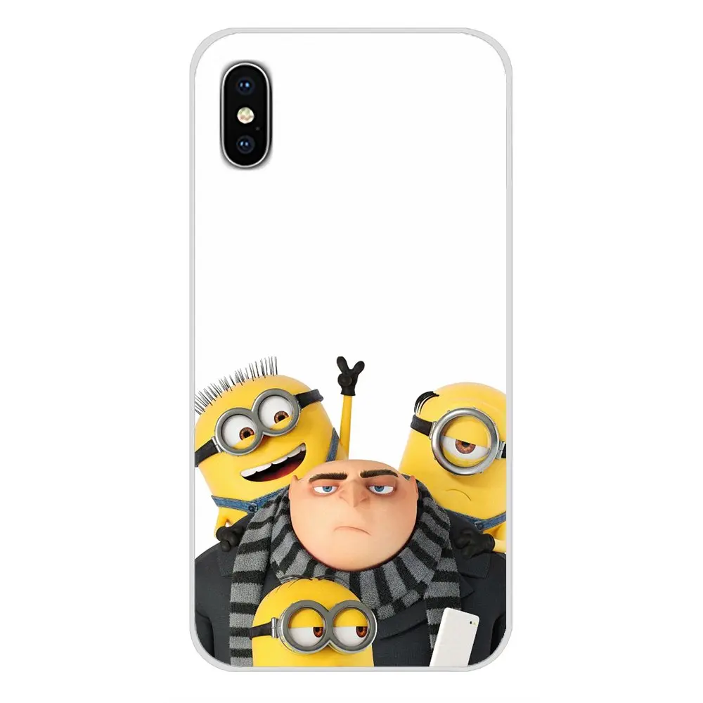 images 6 Для huawei G7 G8 P7 P8 P9 P10 P20 P30 Lite Mini Pro P Smart плюс прозрачная задняя крышка из ТПУ чехла Gru футболка с миньонами для детей; D меня - Цвет: images 6