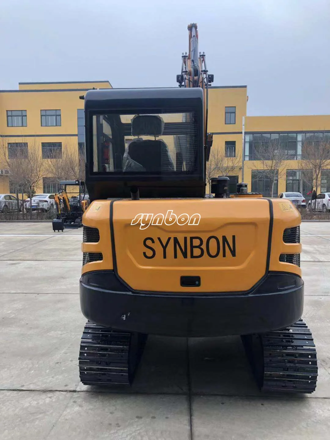 

SYNBON-excavadora sobre orugas SY607, para construccin de granja con sistema hidrulico