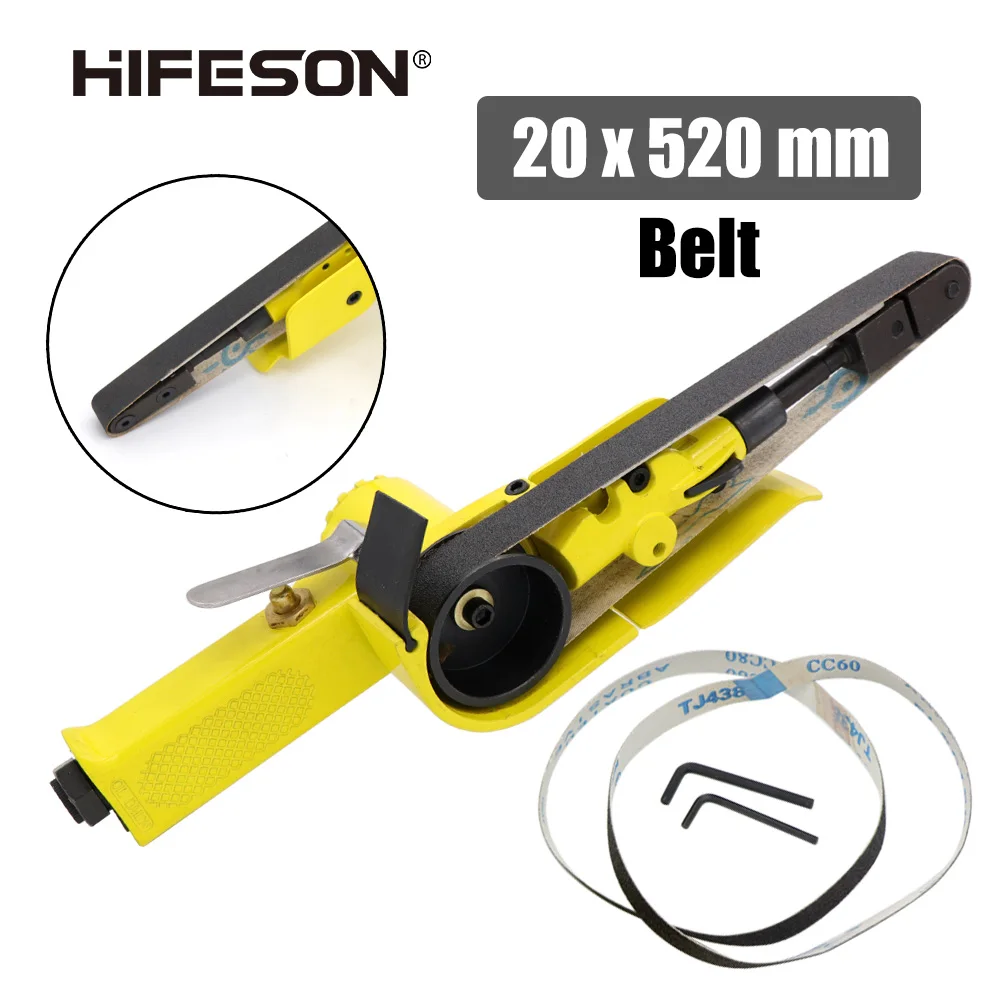 HIFESON Air Belt Sander Sanding Belt Adapter Pneumatic DIY S