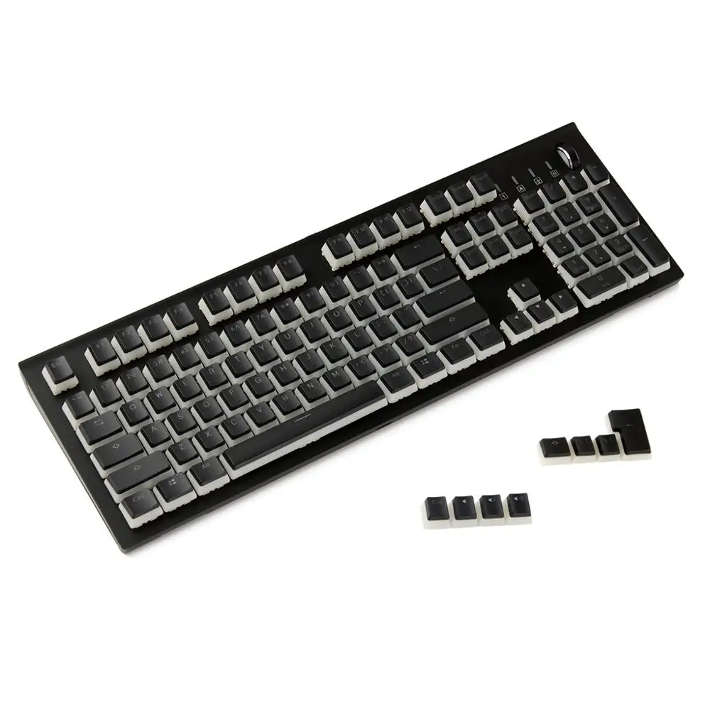 

YMDK 108 PBT Double Shot Doubleshot Shine Through ANSI ISO OEM Profile Pudding Keyacp For MX Mechanical Keyboard