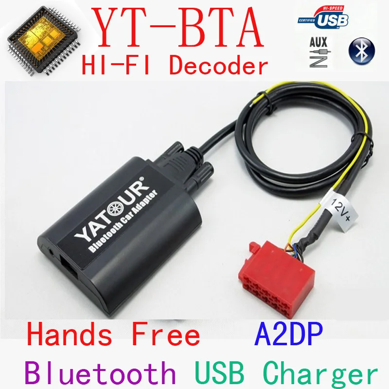 Набор для автомобиля Yatour BTA Bluetooth громкая связь 10 контактов|yatour bluetooth|vw yatourbluetooth