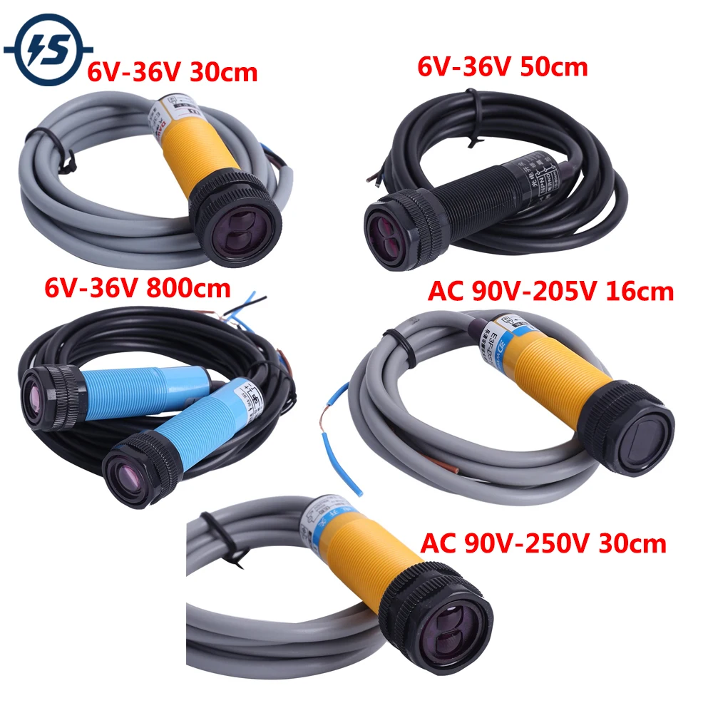 Инфракрасный Фотоэлектрический индикатор расстояния сенсор переключатель