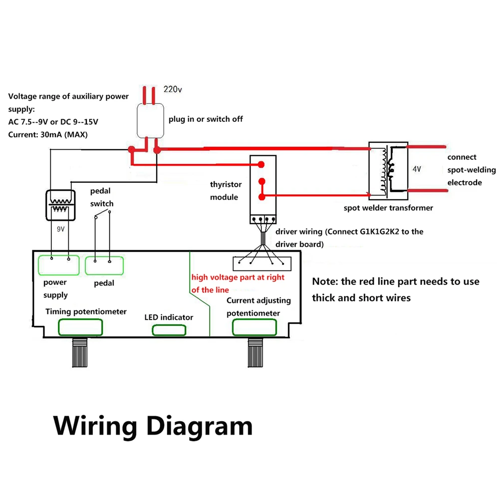 

Spot Welding Machine Control Panel Control Board Spot Welder Dedicated Drive Board Repair Parts