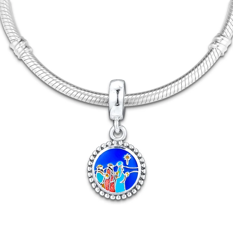 

DIY Fits for Europe Charms Bracelets 100% 925 Sterling-Silver-Jewelry Beads Free Shipping