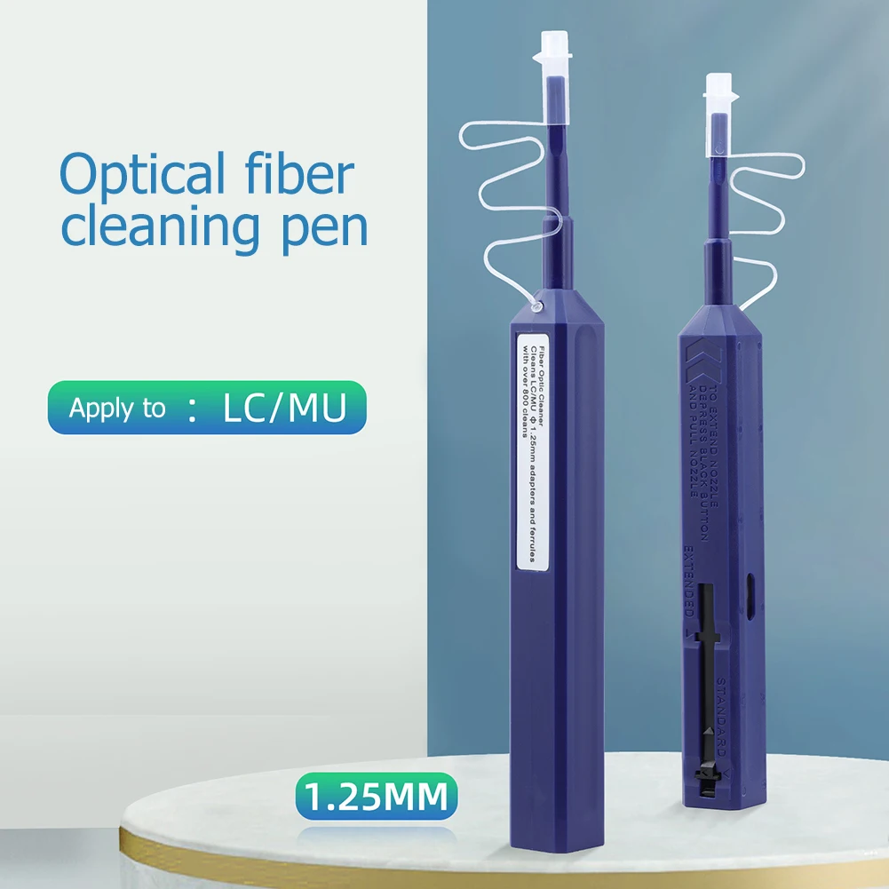 

Portable Optical Fiber LC MU Intelligent Connector Cleaner Male Female Head One-Click Tool Fiber Accessories