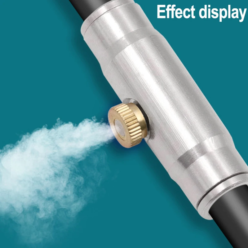 

1PC Threaded Brass Misting Nozzle 0.1-0.8mm Orifice Water Mister Parts Fog Nozzle For Patio Misting System Outdoor Cooling