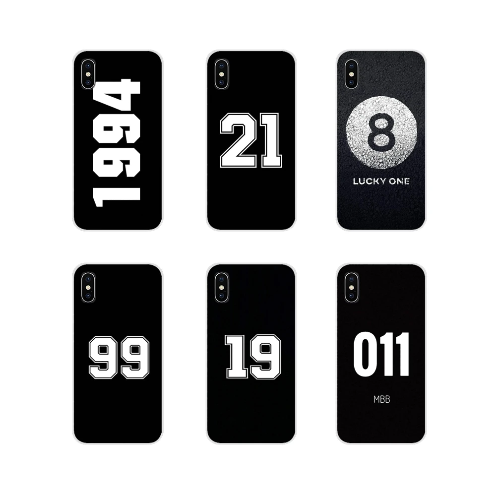 Аксессуары для телефона в виде ракушки Чехлы футбола со счастливыми числами Apple