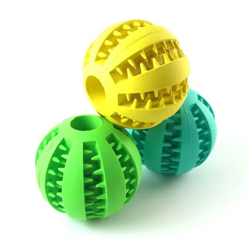 

Dog Toys Rubber Dog Ball For Puppy Funny Dog Toys For Pet Puppies Large Dogs Tooth Cleaning Snack Ball Toy For Pet Products