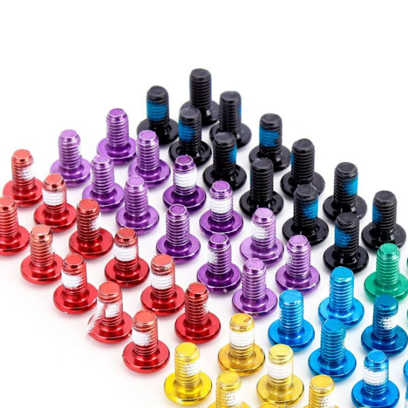 

Pack of 12 Steel Mountain Bike Bicycle Colored Brake Rotor Disc Screws T25 M5*10