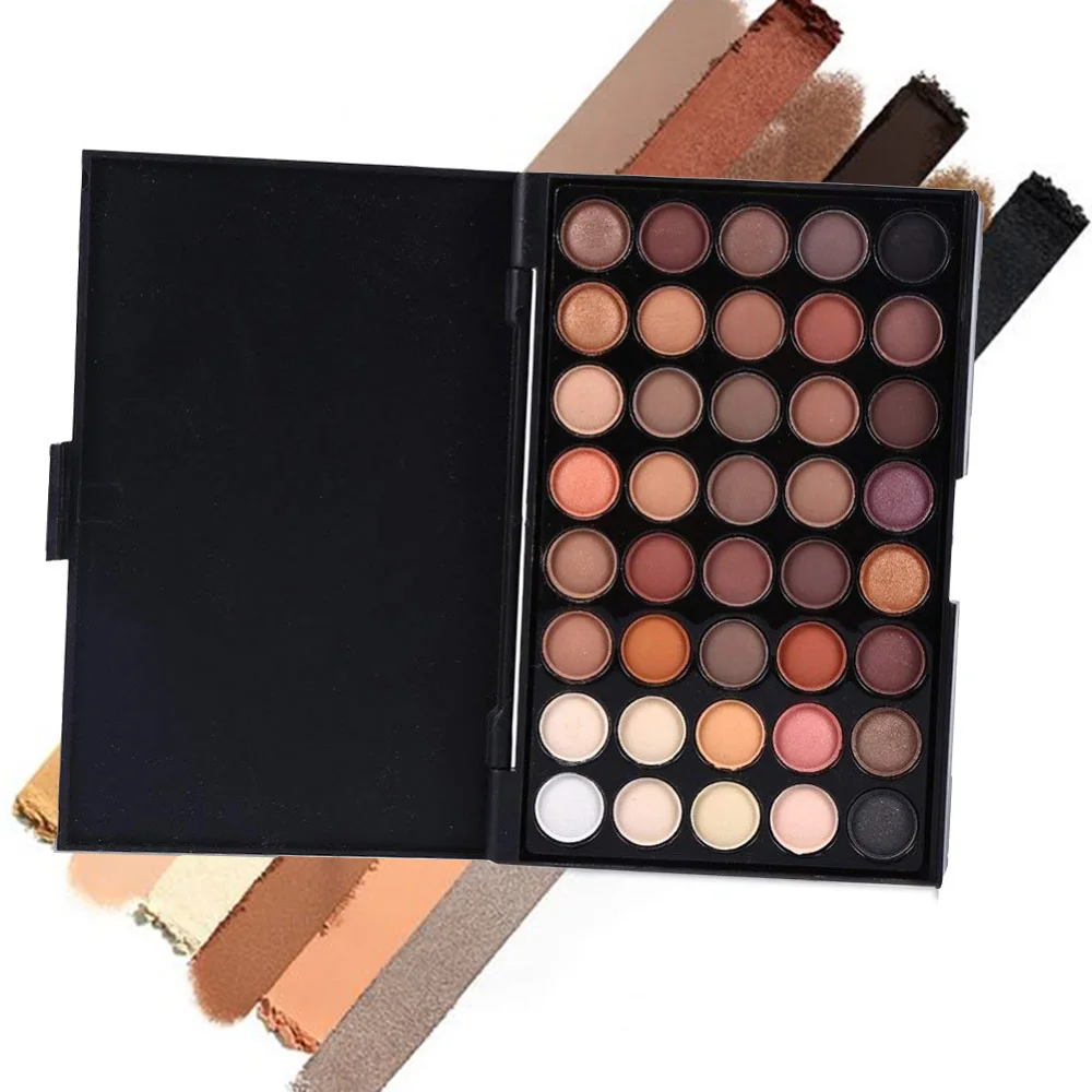 Палитра теней для век OSHIONER 40 цветов матовый макияж глаз палитра блестящая пудра