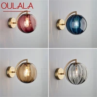 oulala nordic indoor wall sconces lamp postmodern lighting fixtures for home living room decoration