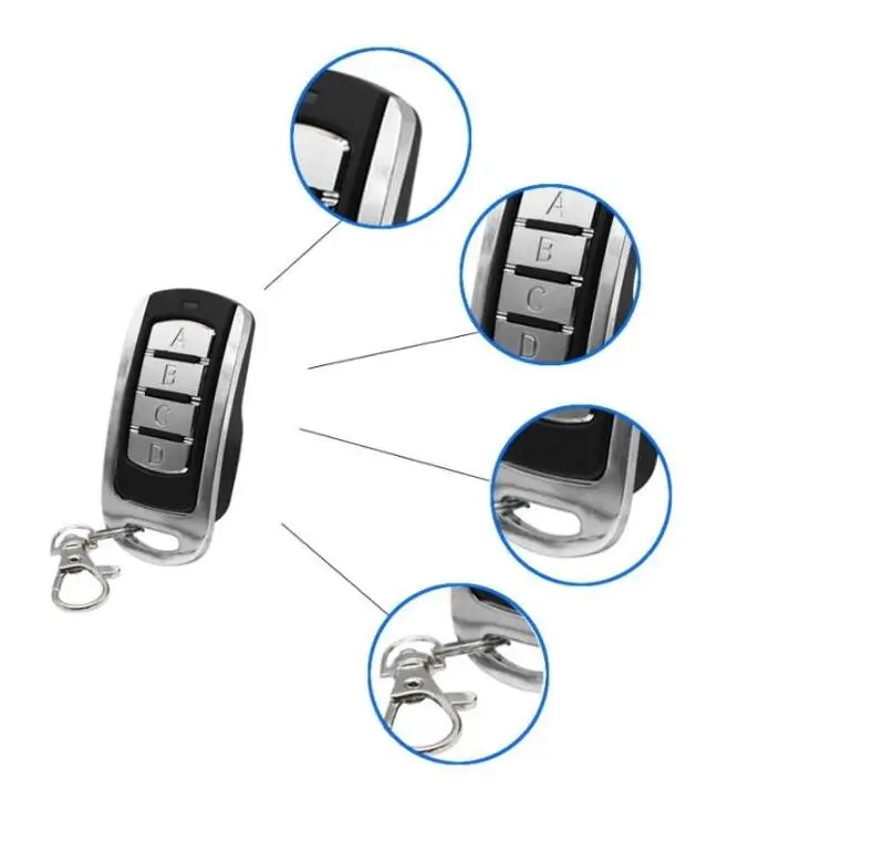 

The remote for Multi-Brand 315M ,310MHz, 868MHz, 868.3MHz, Garage Door Gate Remote Control Transmitter Command