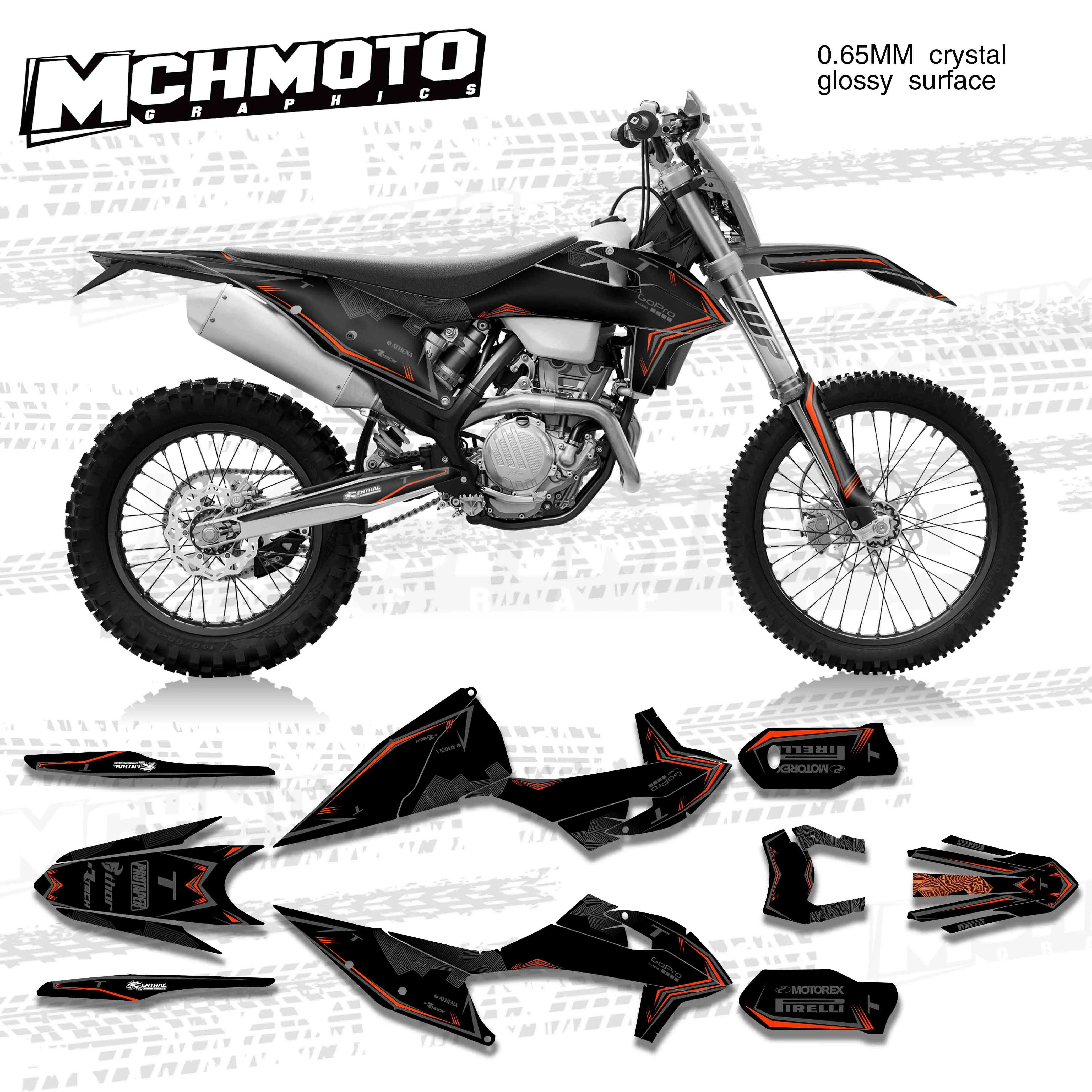 

MCHMFG Motorcycle Team Graphic Decals Stickers DECO Dekor For KTM EXC EXCF XC XCF 2020 2021 SX SXF 2019-2021 125 200 250 300 350