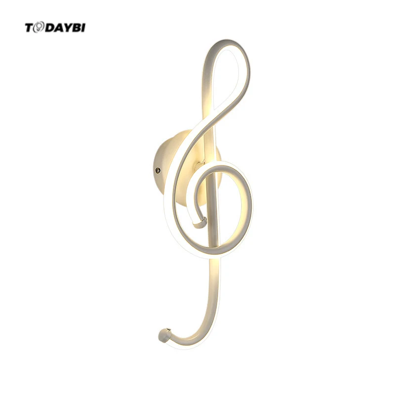 

Modern Wall Lamps Living Room Bedroom Bedside LED Indoor black white Lamp Aisle Lighting decoration TODAYBI