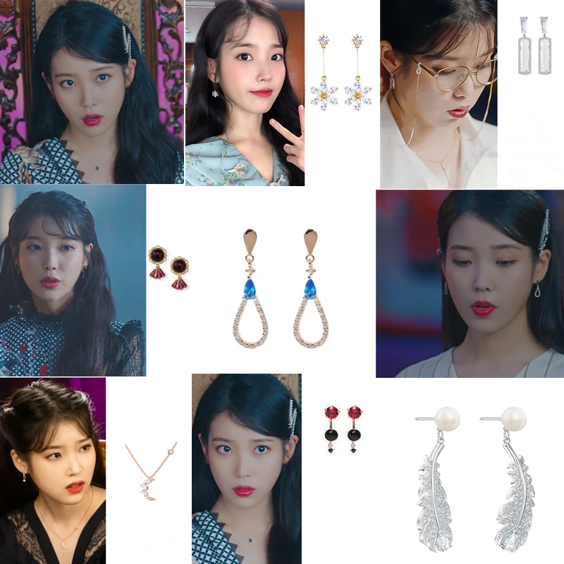 38 стилей Лицензионная луна, гостиница, одинаковые корейские драгоценности, новые серьги для женщин, серьги, украшение