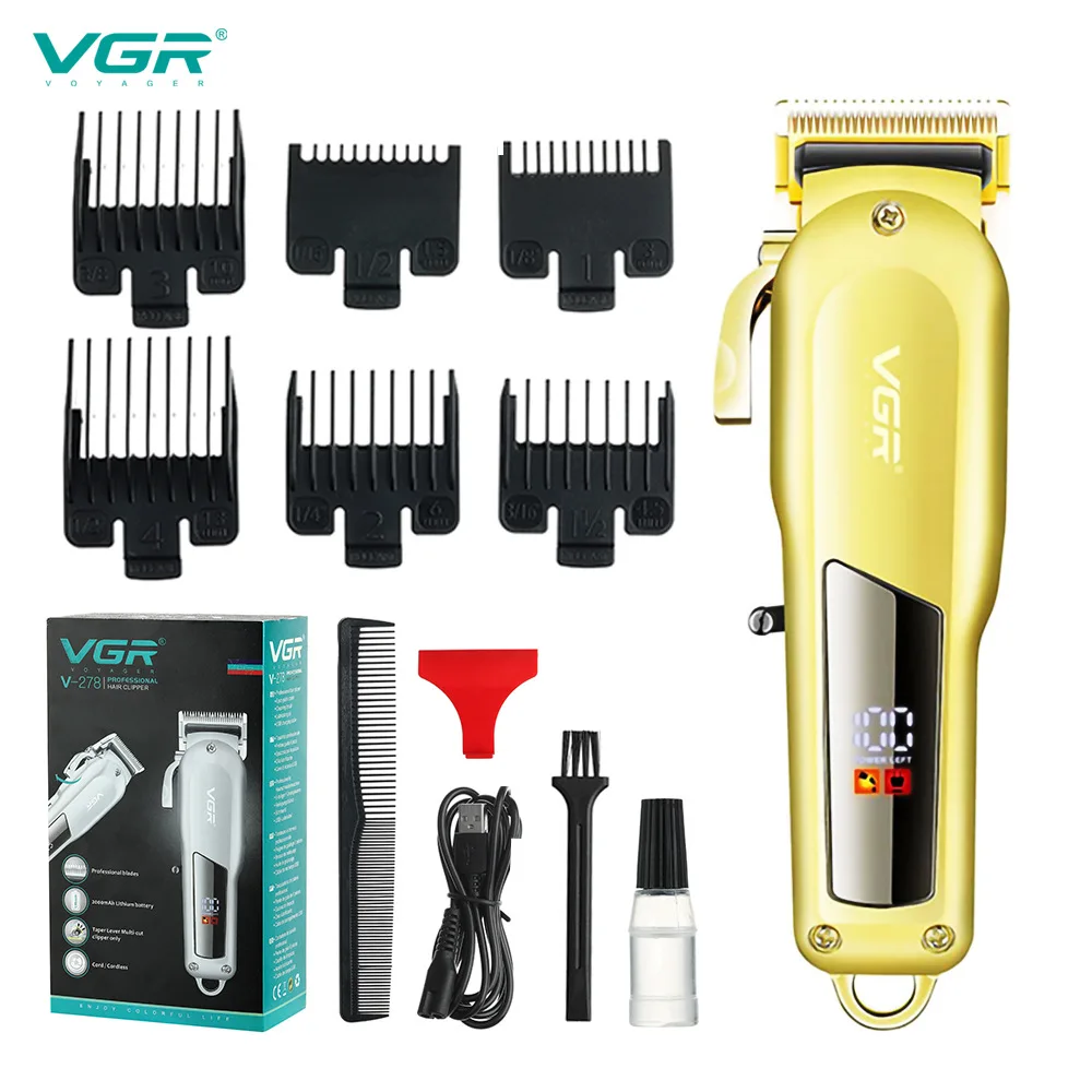 

2021 USB 10W T9 Rechargeable Professional Hair Clipper Cutting Electric Cordless Shaver Trimmer 0mm Men Barber Machine Men