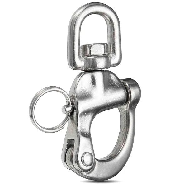 

316 Stainless Steel Coil Type Rotary Spring Shackle Quick Release Shackle