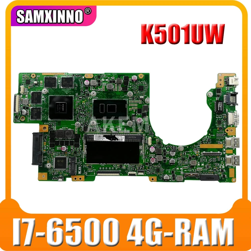 Материнская плата K501UW для ноутбука Asus K501UXM K501UQ K501U оригинальная материнская DDR4 | Материнские платы -32825592419