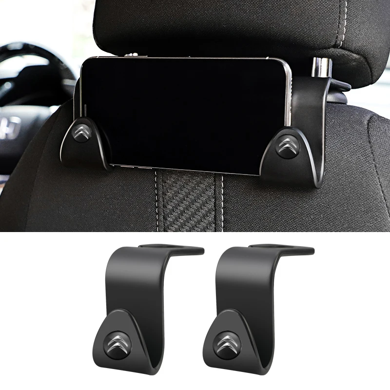 2 шт. Портативный автомобиля крючки спинки сиденья аксессуары для Citroen C1 C2 C3 C4L C4