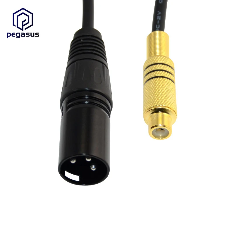 Коаксиальный кабель 15 см 3Pin XLR с позолоченным покрытием | Электроника