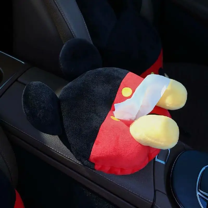 Disney Микки Минни Маус автомобиль салфетка коробка Плюшевые игрушки мультфильм