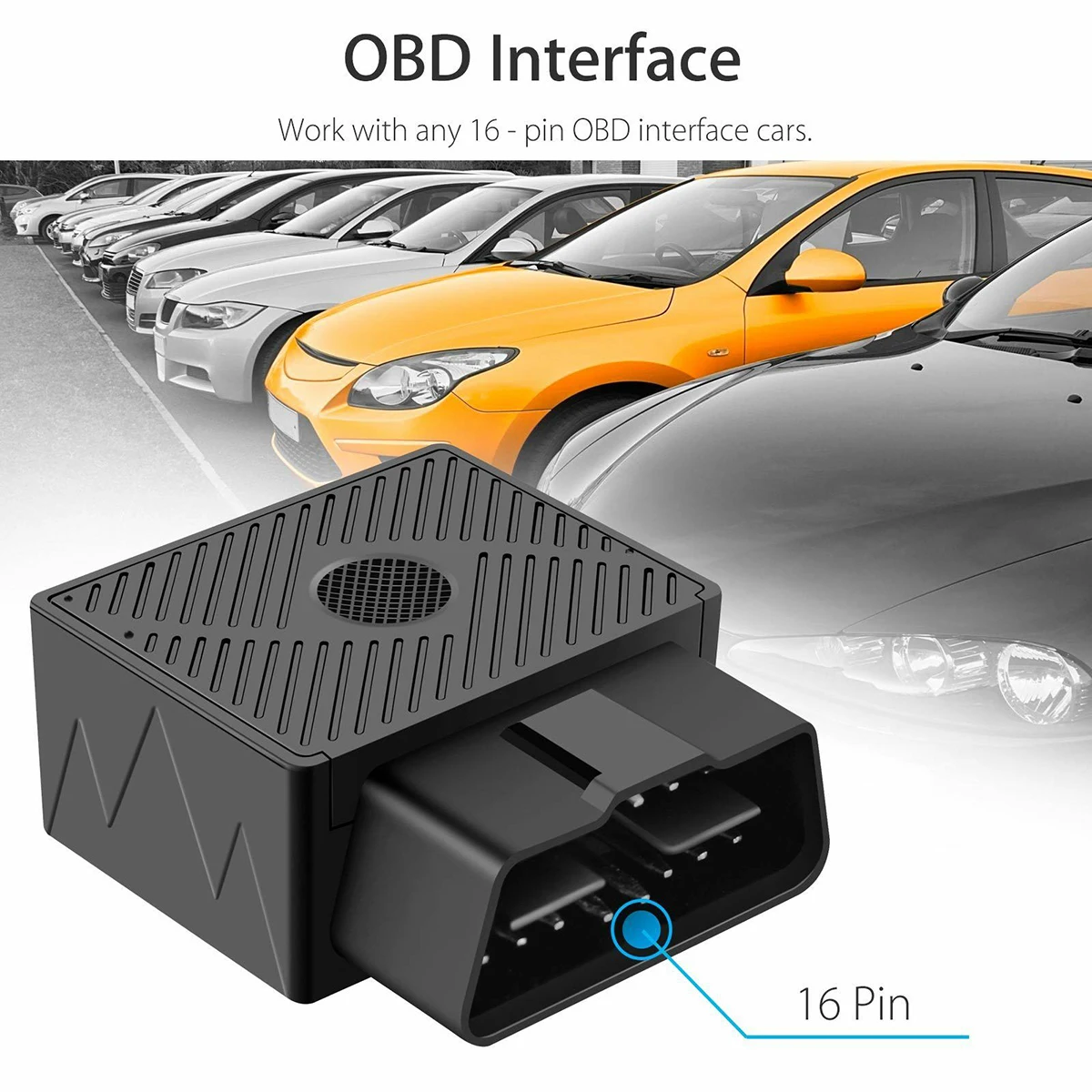 Автомобильный GPS-трекер OBD GSM SIM GPRS автомобильный с защитой от потери устройство