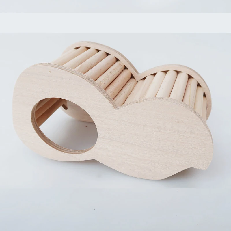 

Wooden Hamster Hideout Hide Hiden House Room Toys