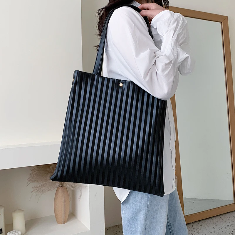 Популярная Новая волнистая сумка высокого качества Женская вместительная на