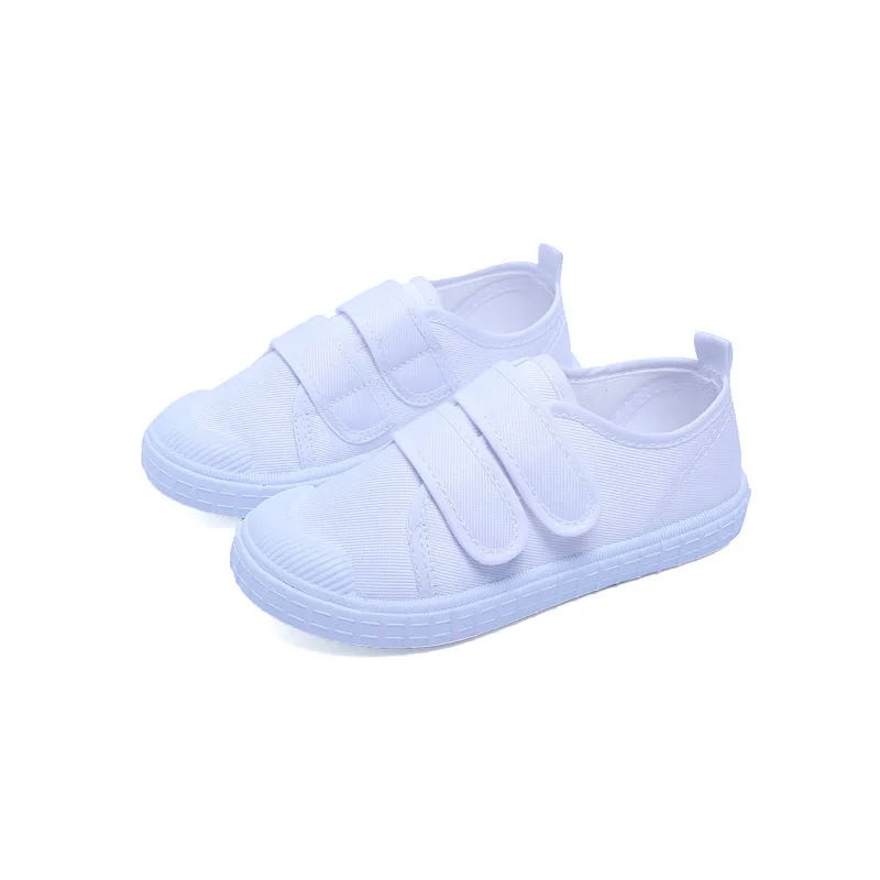 

cloth white canvas sports shoes girls' white ball shoes gymnastics shoes