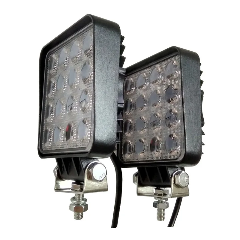 Светодиодный рабочий светильник 12 В 48 Вт 4 дюйма для внедорожников автомобилей