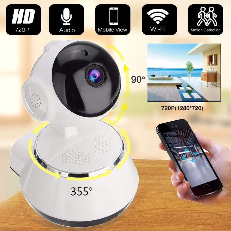 IP камера Hiseeu 720P для домашней системы безопасности беспроводная умная Wi Fi
