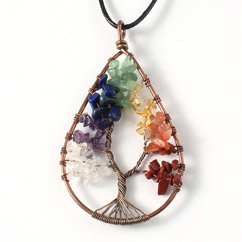 Трендовые бусины популярная медная проволока обруч красочная Радуга камень