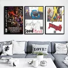 Картина на холсте с надписью Death Race for Love