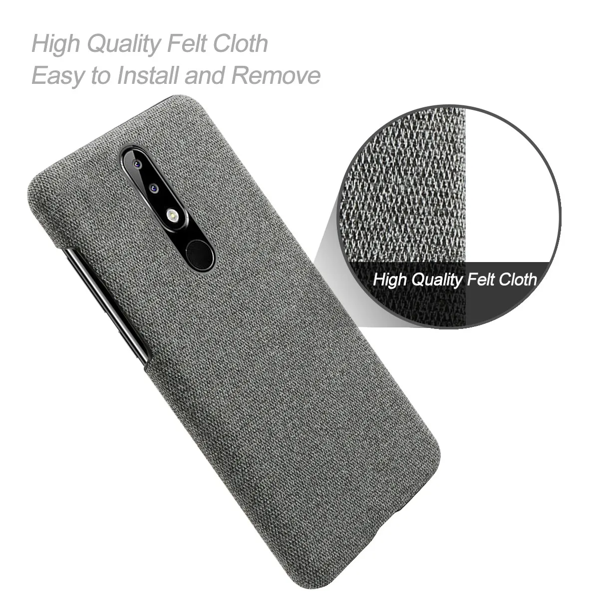 Фото Тканевые Чехлы для Nokia 2,2 3,1 Plus 3,2 4,2 5,1 6,2 7 plus 7,1 9 pureview X5 X6 X7 X71 8,1 2,3 5,3 8,3 2,4 3,4 №2
