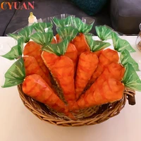 20pcs easter carrot candy bag easter gift bag candy cones transplant plastic bag cookie bag kids birthday party favor decoration