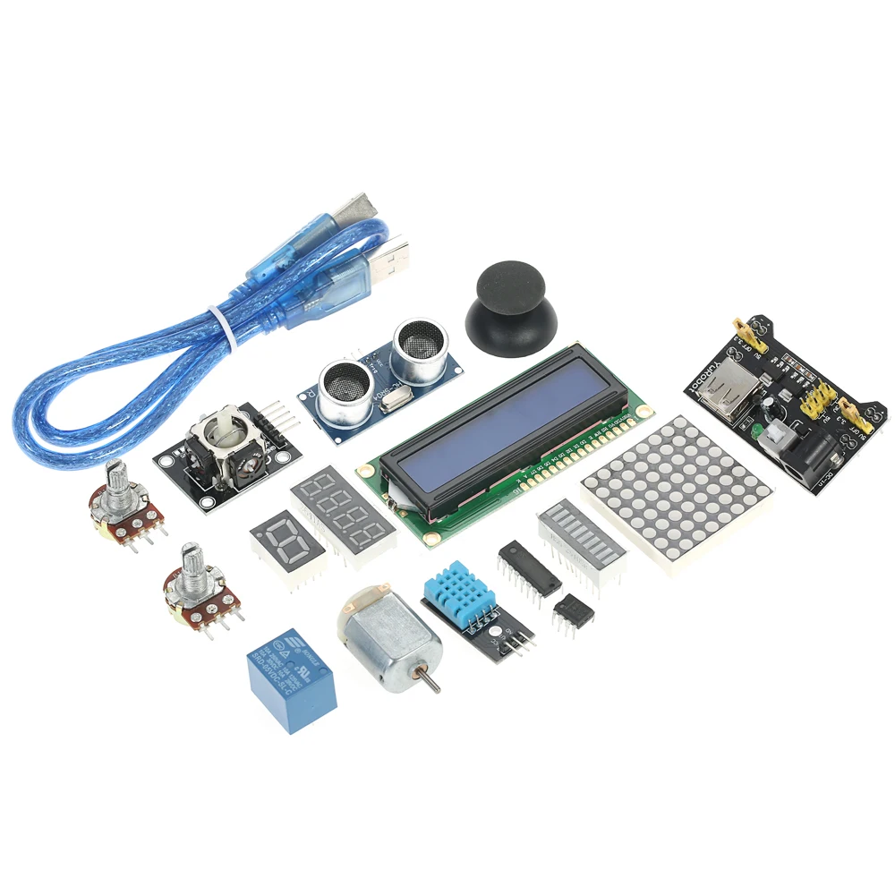 Горячая новинка базовый стартовый Обучающий набор для Arduino UNO R3 с шаговым