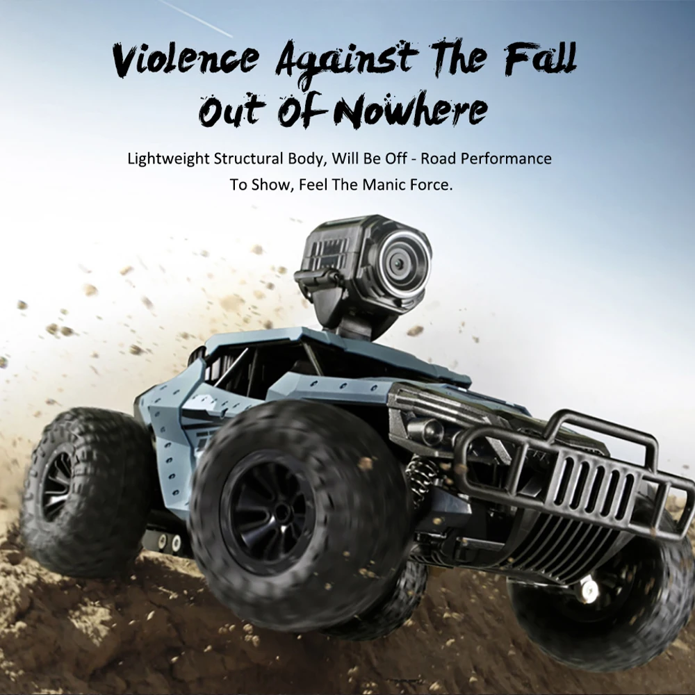 Автомобиль с дистанционным управлением HD-камерой широкими шинами из