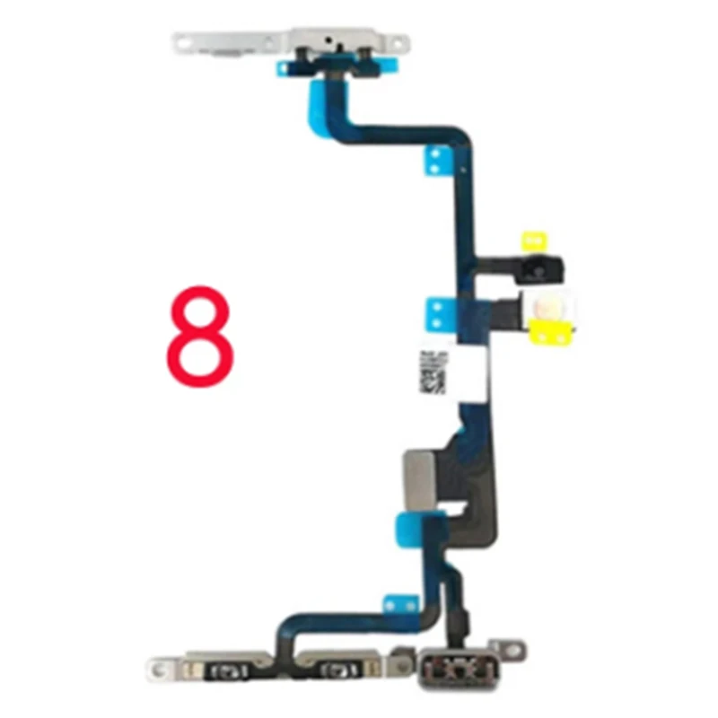 Гибкий кабель для iphone 7 plus 8 с кнопкой регулировки громкости | Мобильные телефоны и